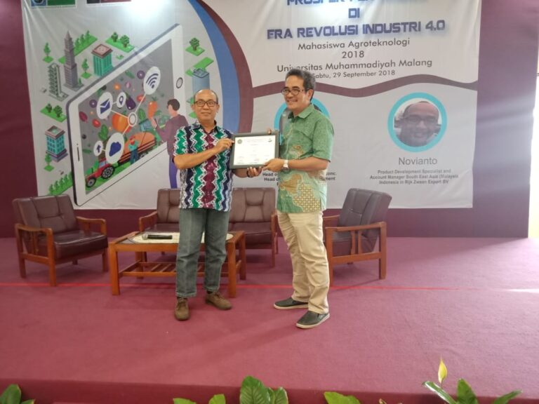 Kuliah Tamu Prospek Pertanian di Era Revolusi Industri 4.0